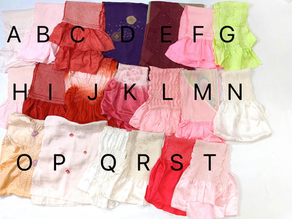 Vintage Silk Obiage: Kimono Sash Collection - Good Condition (58A/B/C)