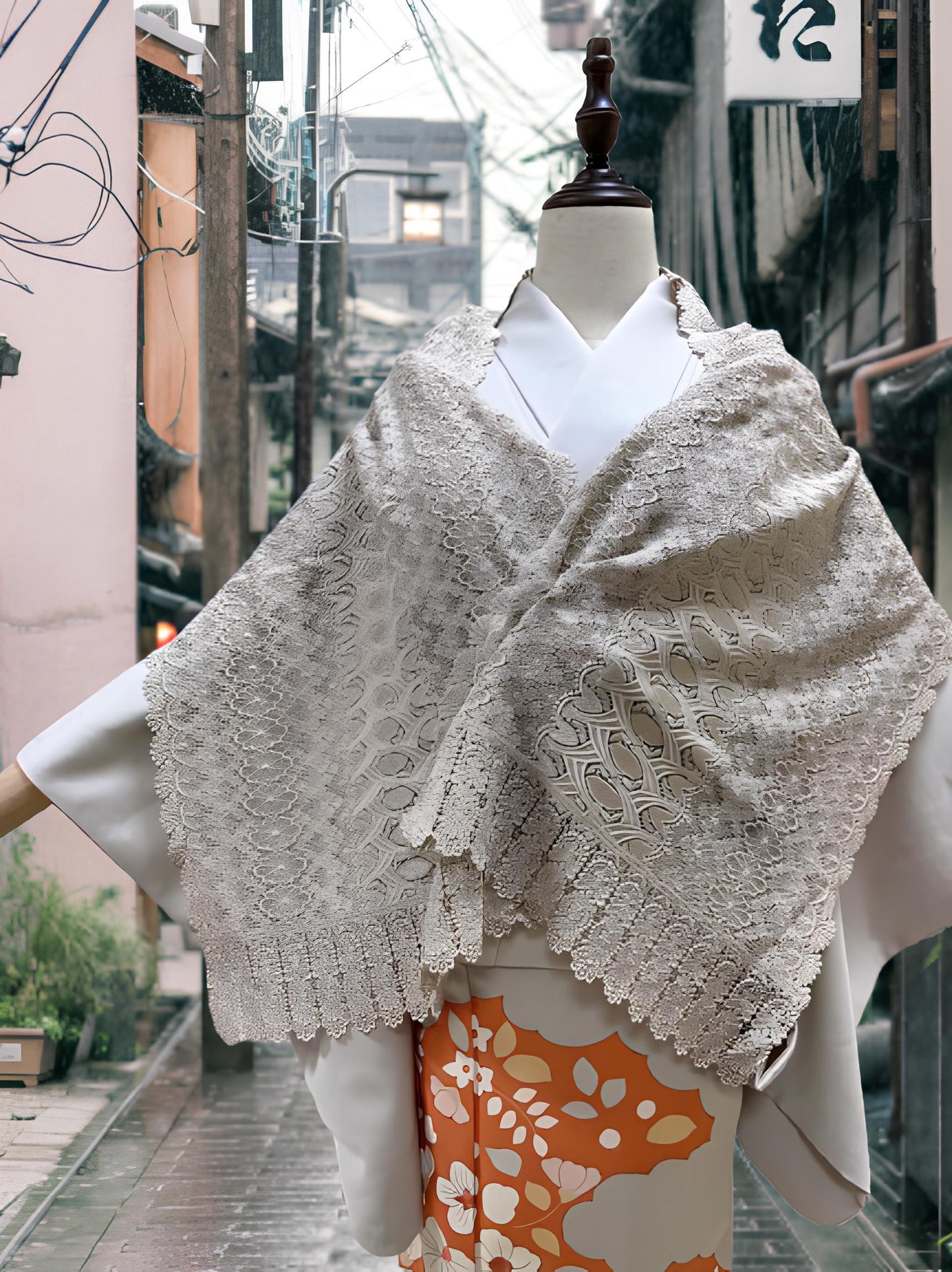 Women Kimono Shawl, Kimono Outwear, Set 3(A)