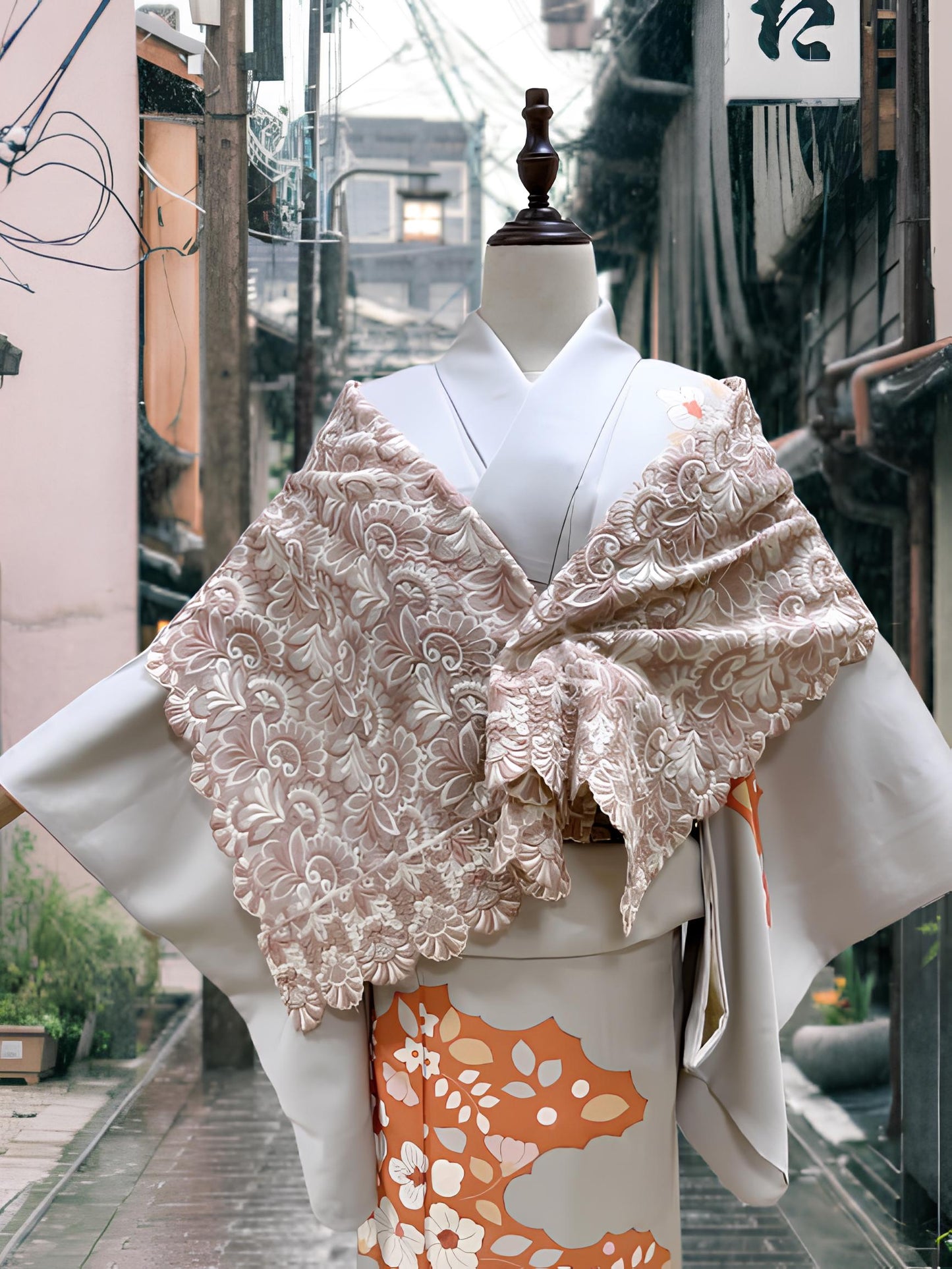 Women Kimono Shawl, Kimono Outwear, Set 3(D)