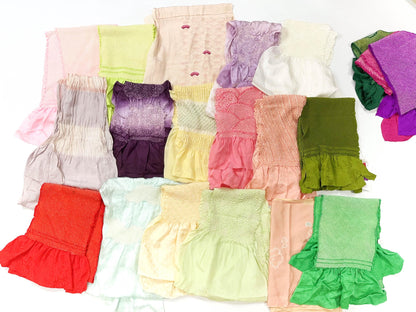 Vintage Silk Kimono Obiage Sash: Good Condition(94a/b/c)