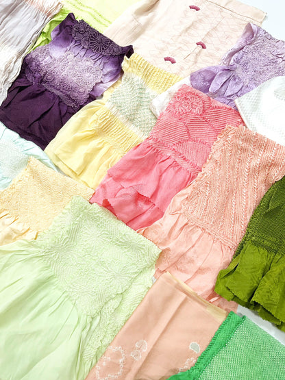 Vintage Silk Kimono Obiage Sash: Good Condition(94a/b/c)