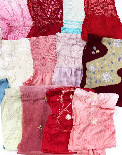 Vintage Silk Obiage: Kimono Sash Collection - Good Condition (59A)