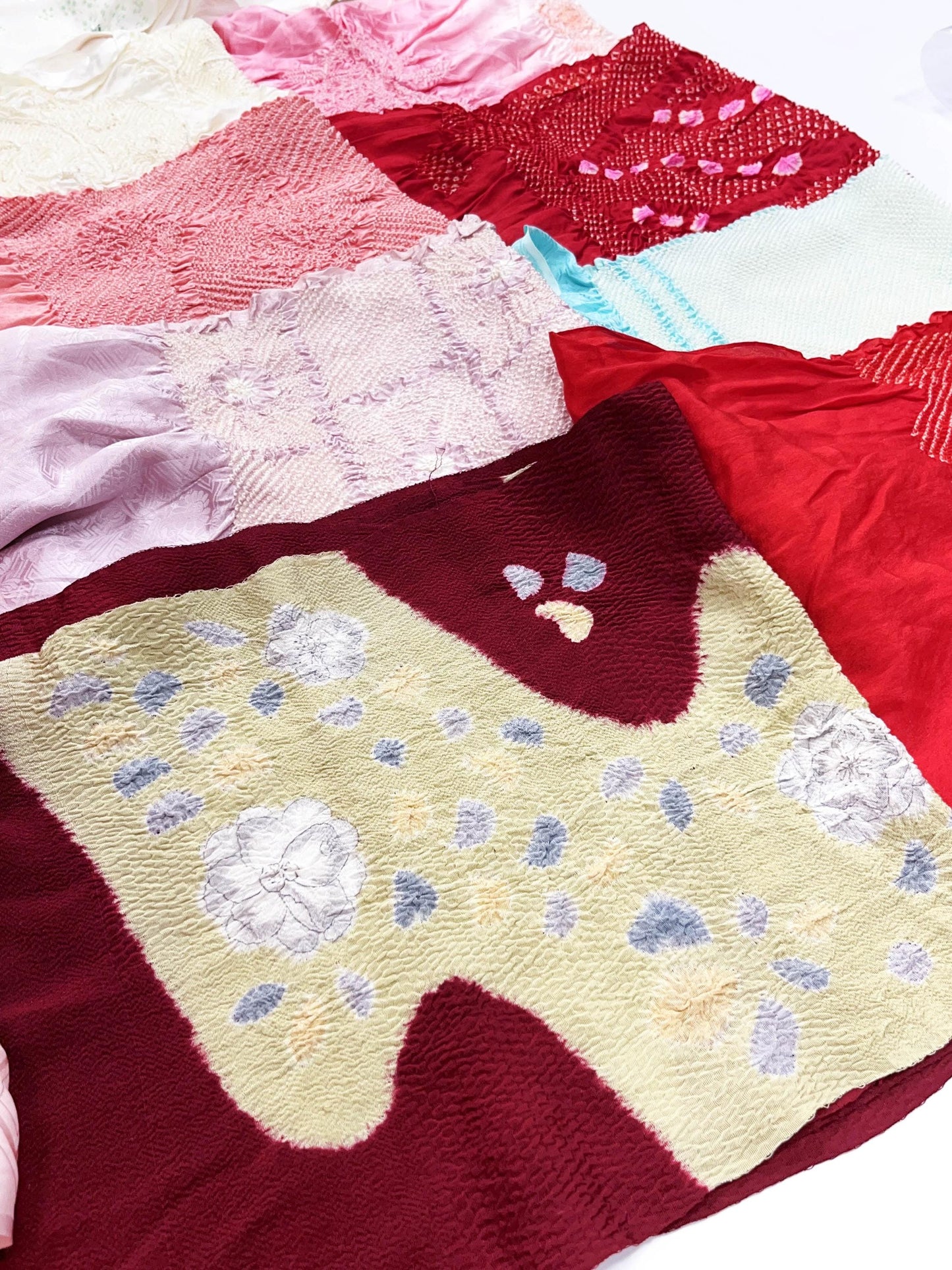 Vintage Silk Obiage: Kimono Sash Collection (Good Condition), 59B (G-L)