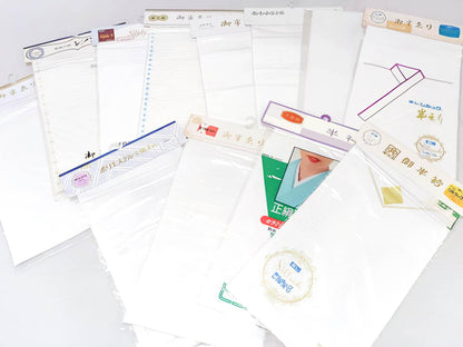 White Han-eri Blind Box, Kimono Juban collar, Mostly Brand New, H07