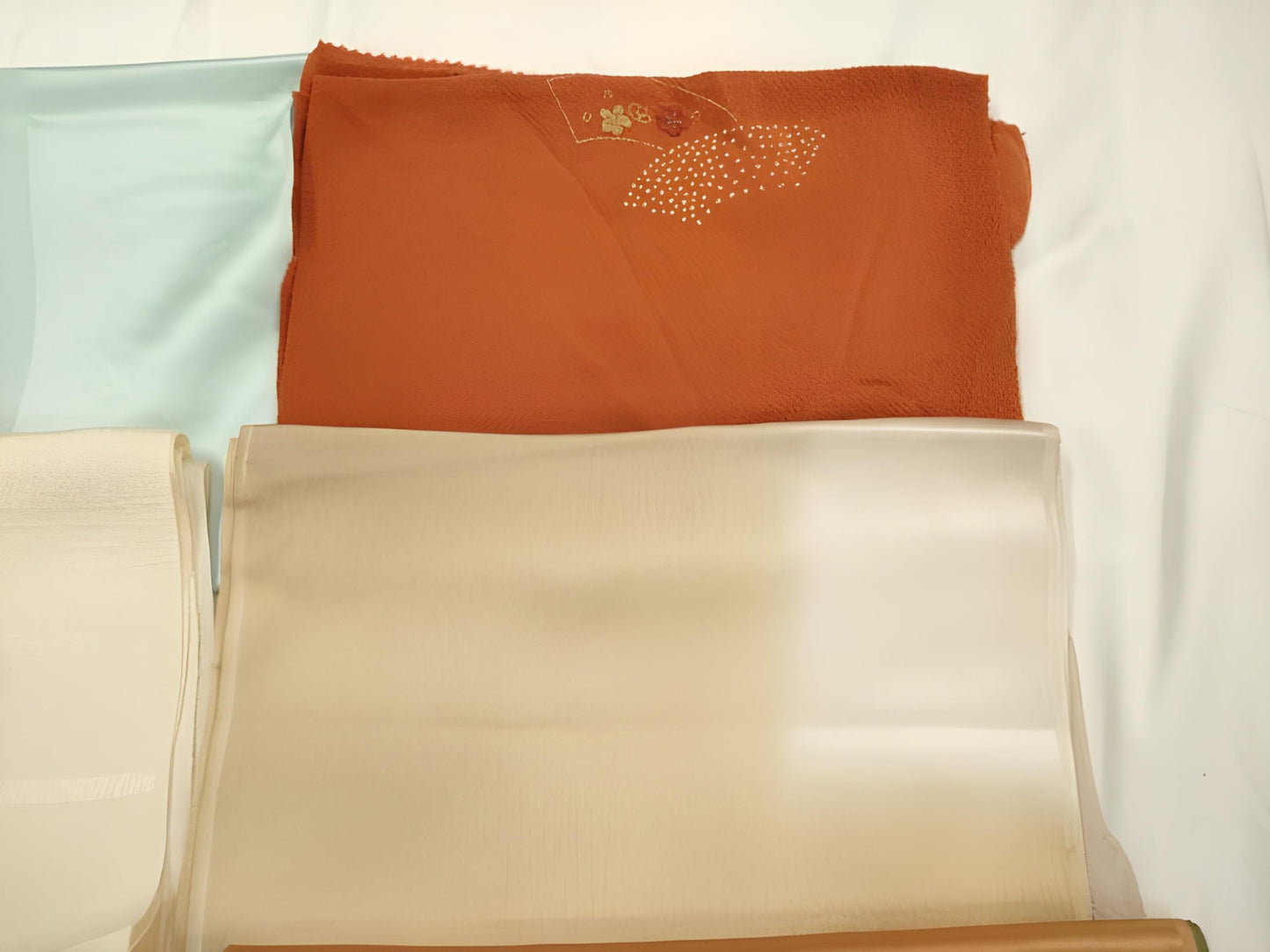 Vintage Silk Kimono Obiage/Excellent Condition/Mostly Brand New/ No. 3546 (Option K/I/F/D)