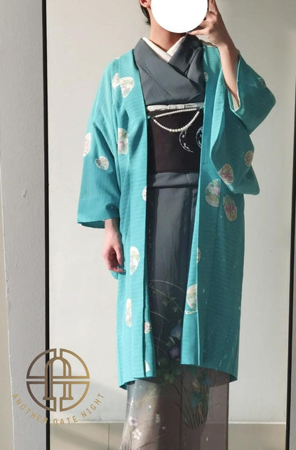 Moon Phase Hanhaba Obi Belt: Double Sided Obi for Yukata & Kimono