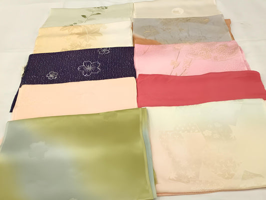 Vintage Silk Obiage/Excellent Condition/Mostly Brand New/ Kimono Obiage/ No. 3501 (Option D/F)