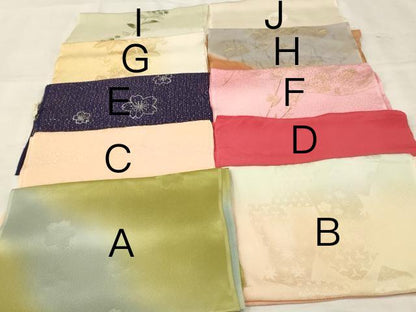 Vintage Silk Obiage/Excellent Condition/Mostly Brand New/ Kimono Obiage/ No. 3501 (Option D/F)