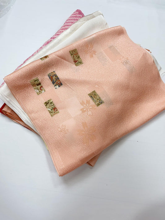 Vintage Silk Obiage/Excellent Condition/Mostly Brand New/ Kimono Obiage/ No. 0583