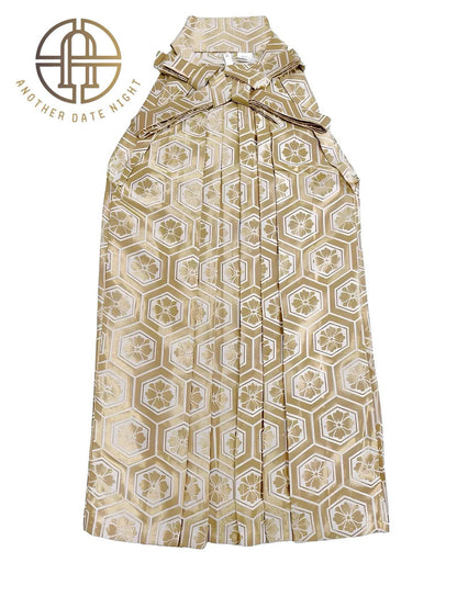 Light Gold Hakama Pants: Men's Japanese Kimono, Formal Wear