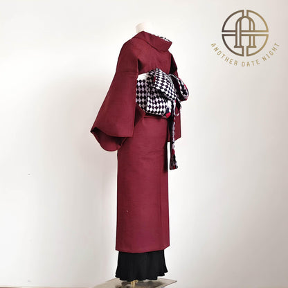 Skull & Rose Hanhaba Obi Belt: Dance of Death, Halloween Costume