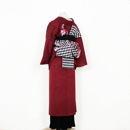 Skull & Rose Hanhaba Obi Belt: Dance of Death, Halloween Costume