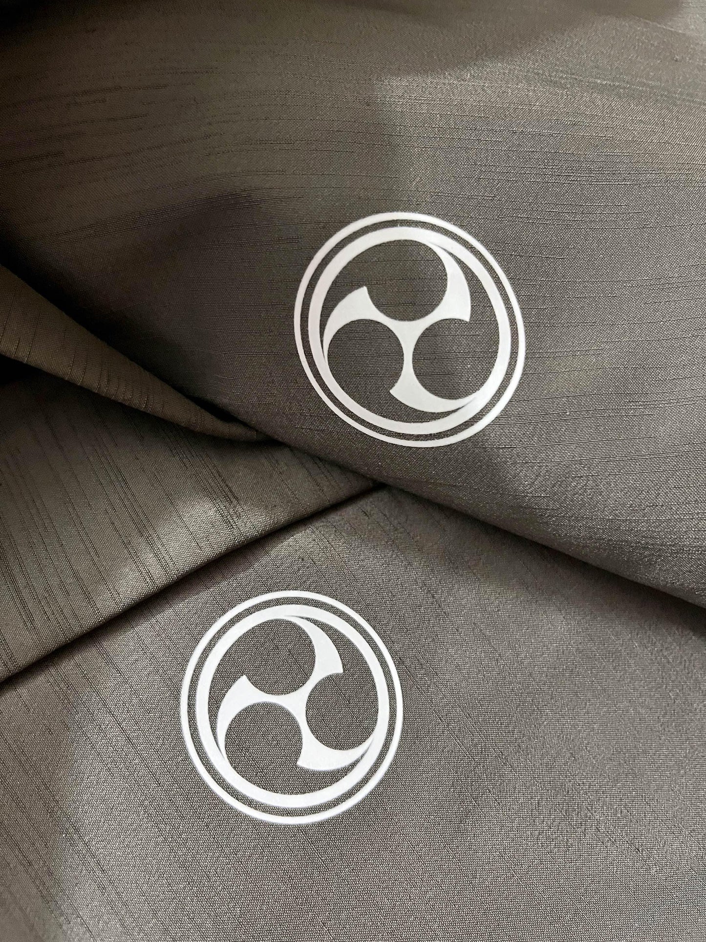 Men's Kimono 3PCS Set: Nagagi, Obi & Haori Jacket - Custom Kamon