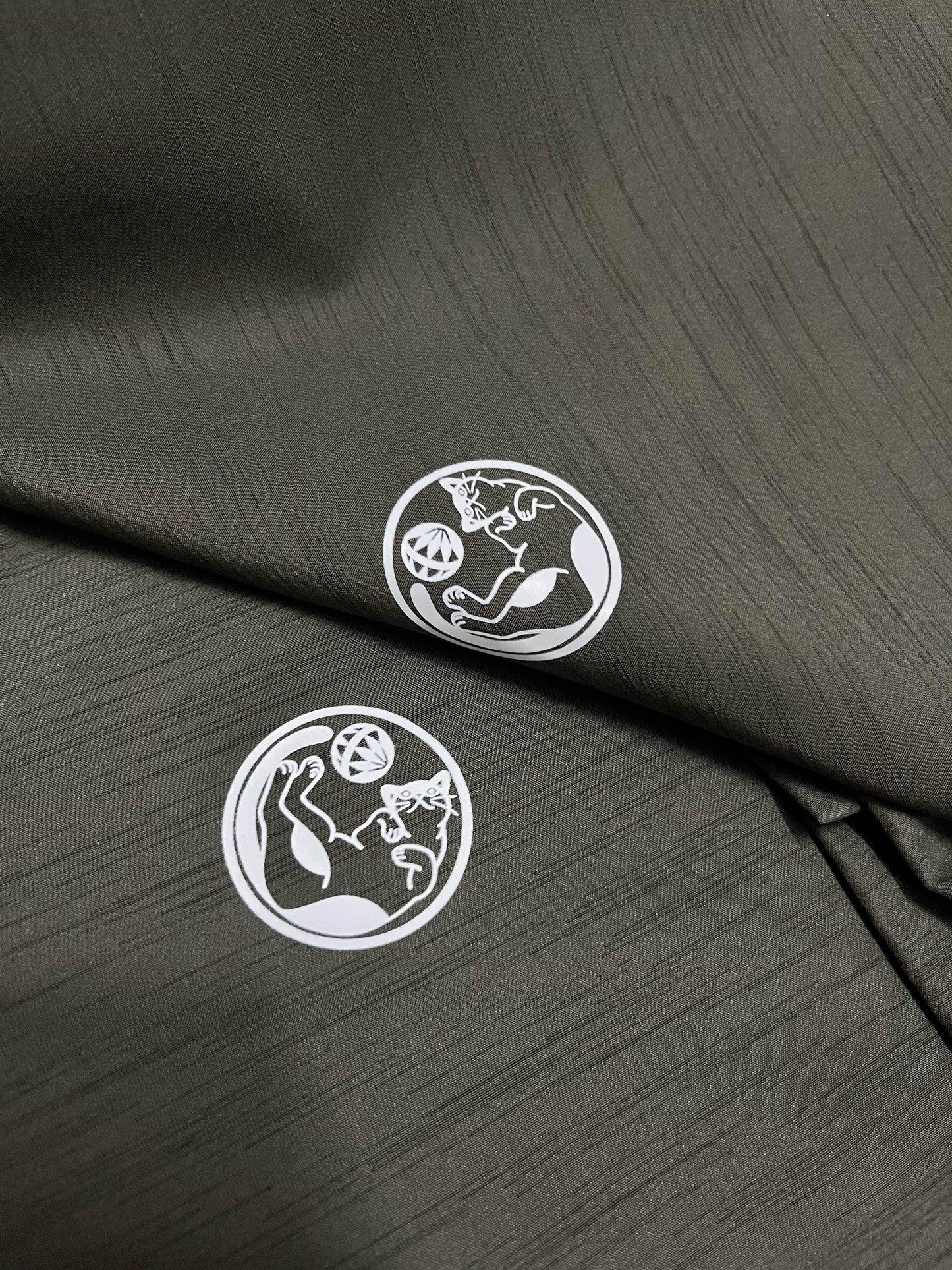 Men's Kimono 3PCS Set: Nagagi, Obi & Haori Jacket - Custom Kamon