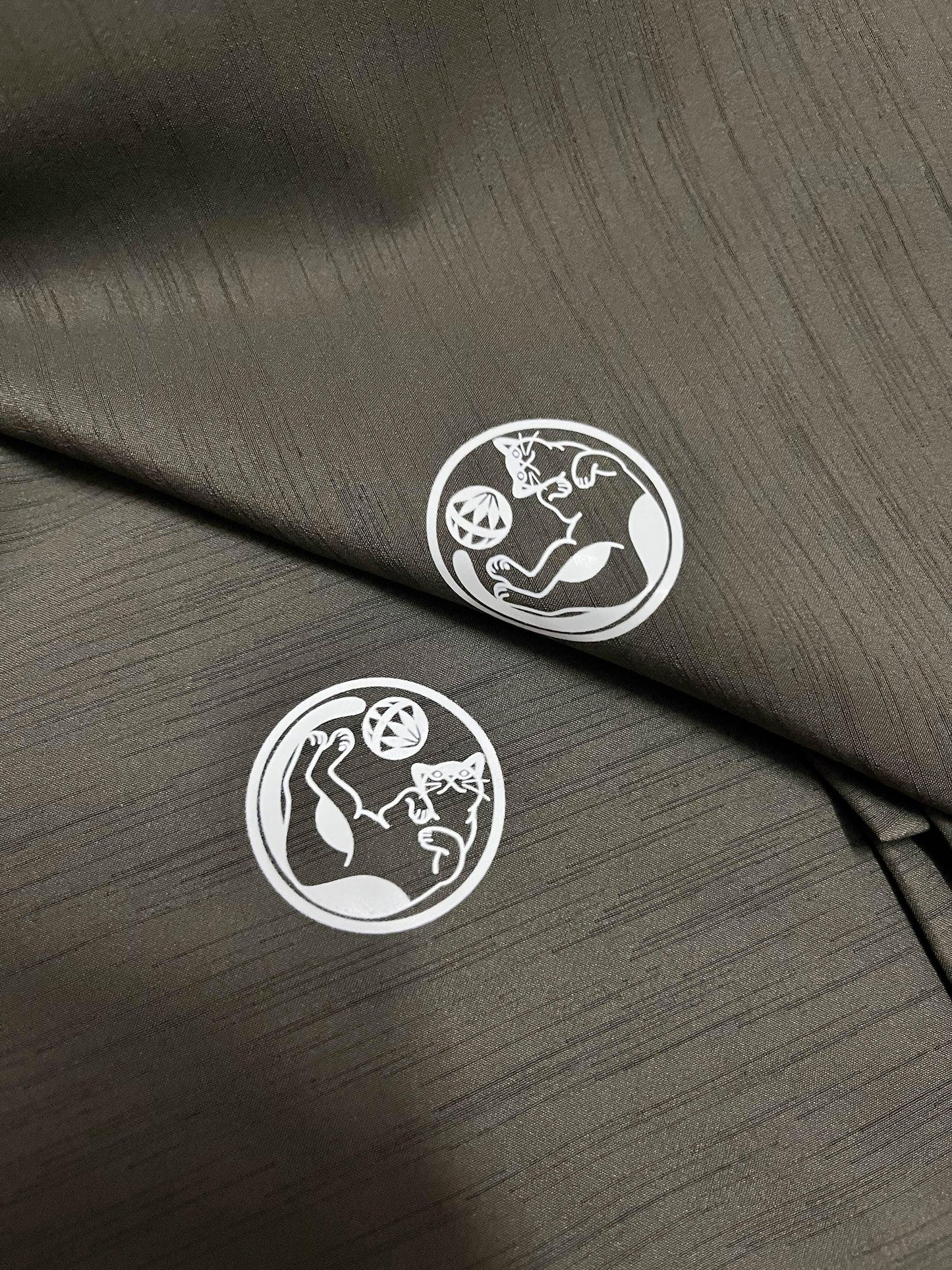 Men's Kimono 3PCS Set: Nagagi, Obi & Haori Jacket - Custom Kamon