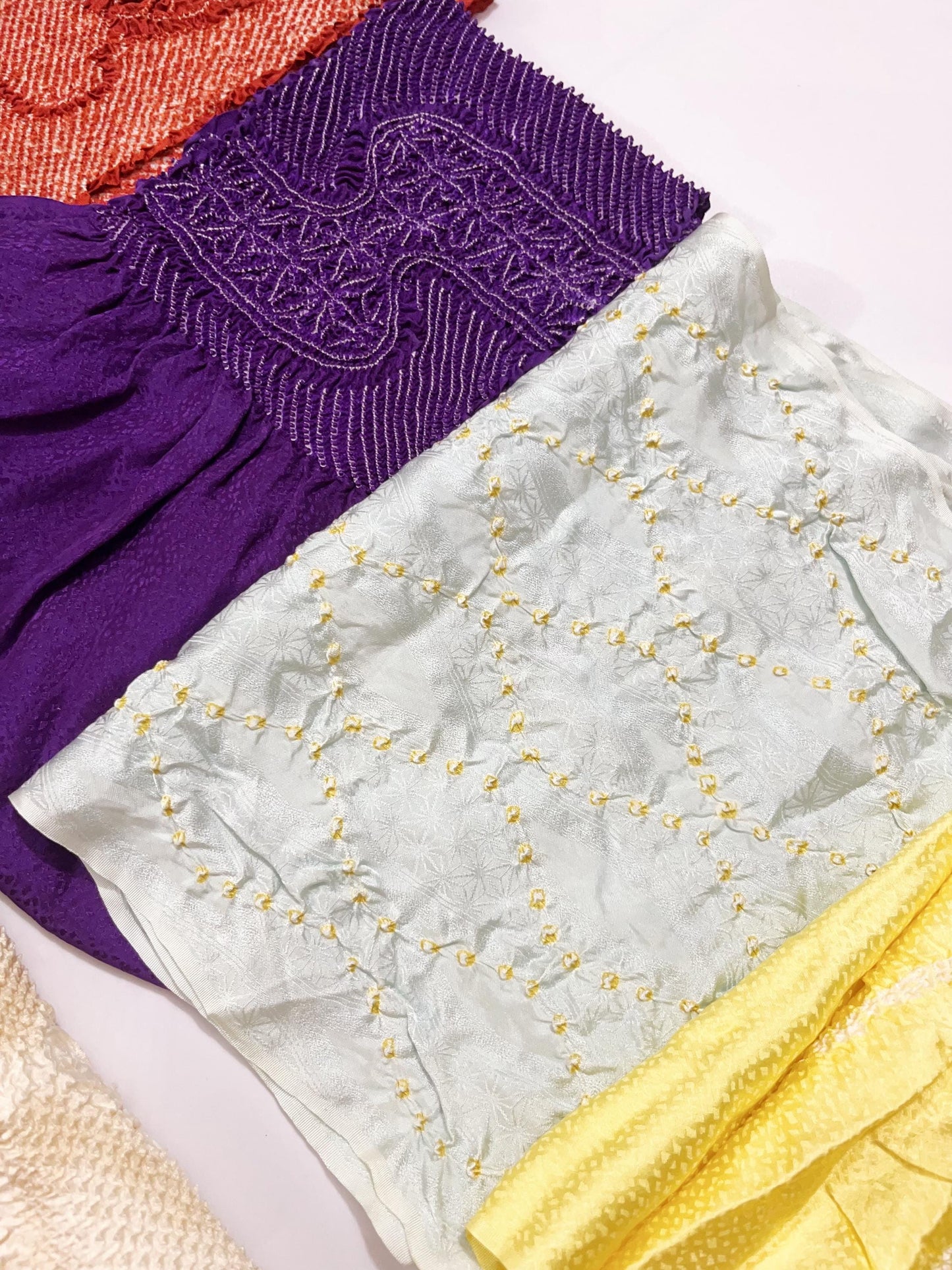 Vintage Silk Obiage: Kimono Sash, Good Condition, 8254A