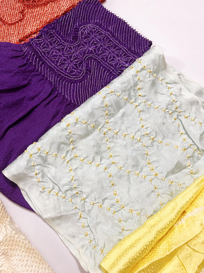 Vintage Silk Obiage: Kimono Sash, Good Condition, 8254A