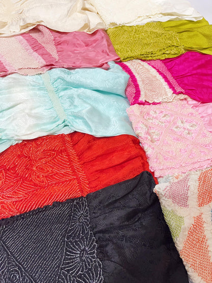 Vintage Silk Kimono Obiage Sash - Good Condition, 8259b