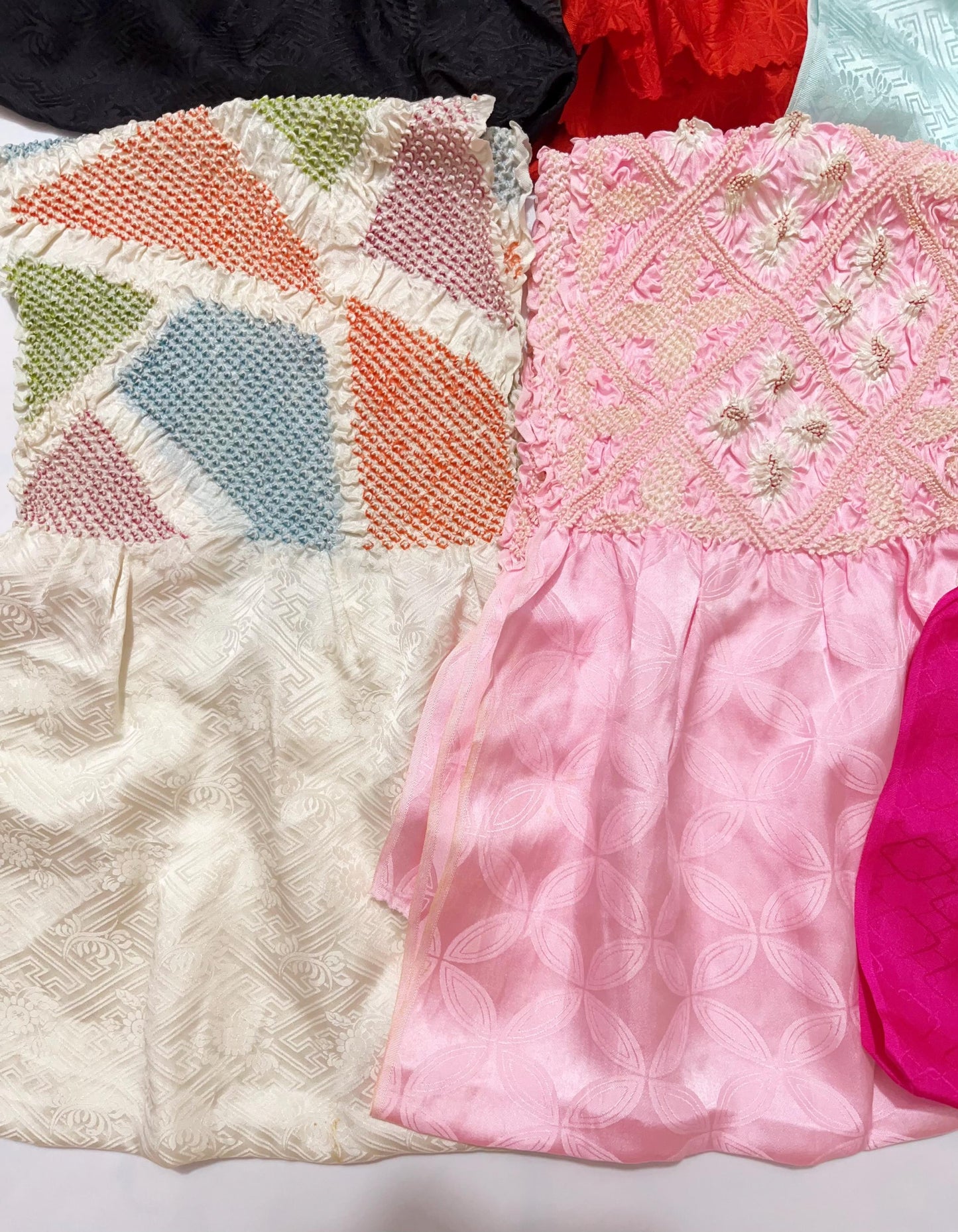 Vintage Silk Kimono Obiage Sash - Good Condition, 8259b