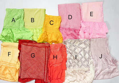 Vintage Silk Kimono Obiage Sash - Good Condition, 8259a