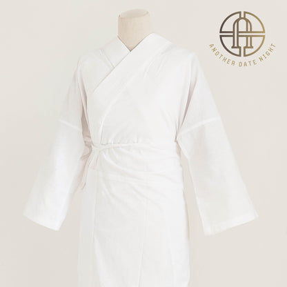 Japanese Cotton Kimono Juban: Versatile Underwear with Detachable Collar