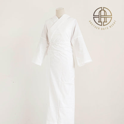 Japanese Cotton Kimono Juban: Versatile Underwear with Detachable Collar