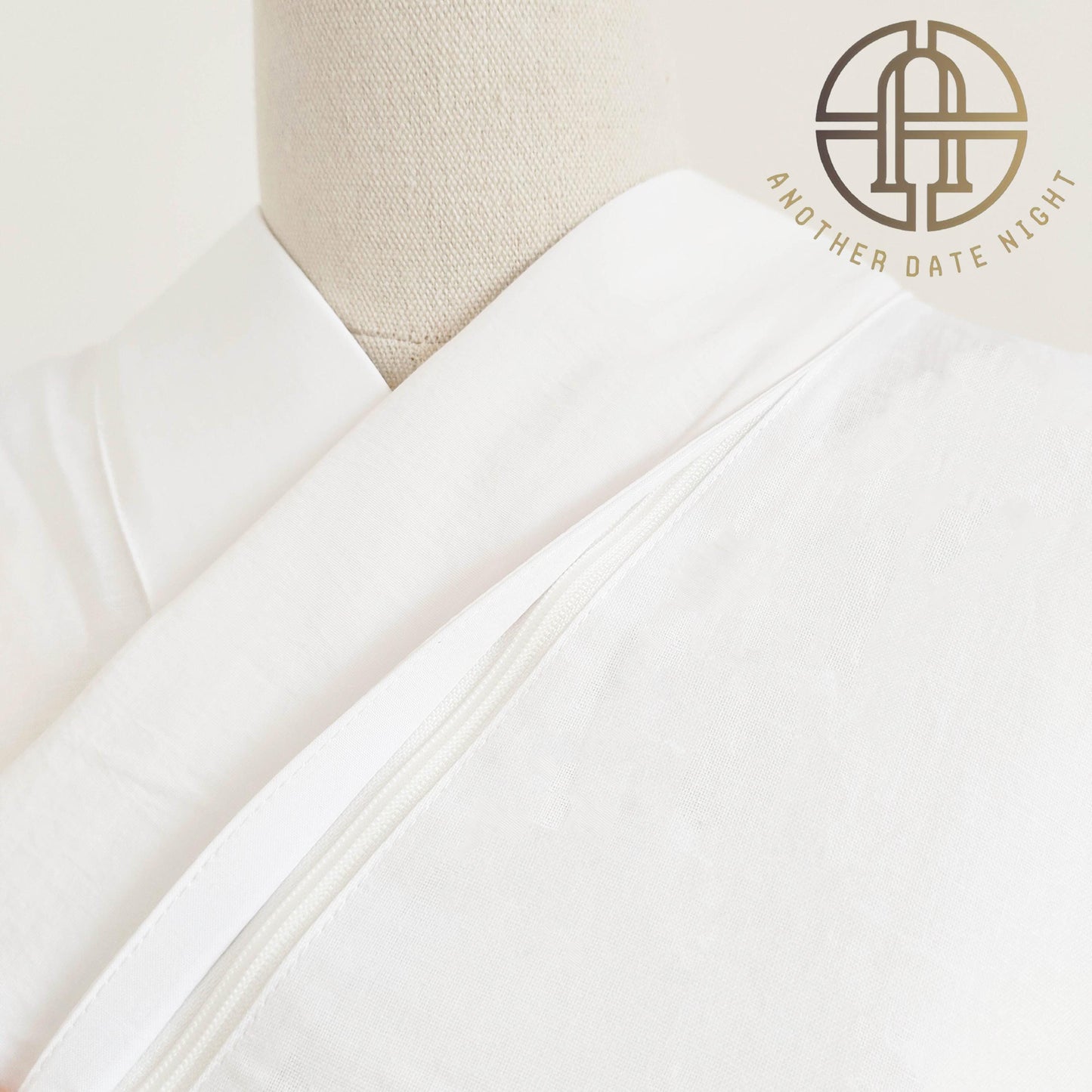 Japanese Cotton Kimono Juban: Versatile Underwear with Detachable Collar