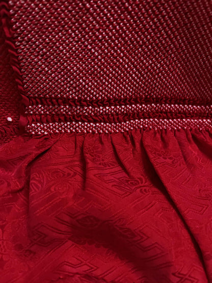 Vintage Silk Kimono Obiage Sash - Good Condition, 8255B Obiage (B/D/E)