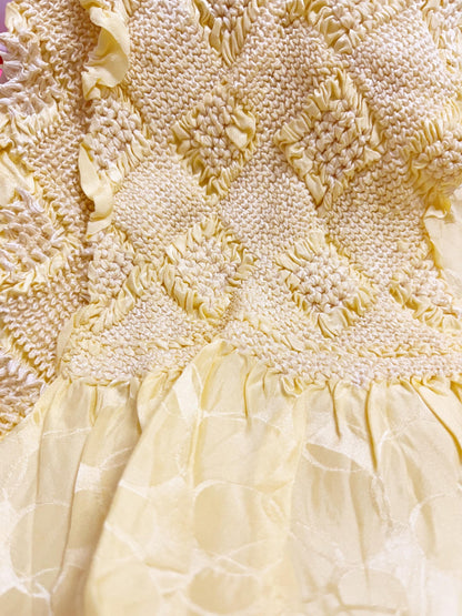 Vintage Silk Kimono Obiage Sash - Good Condition, 8255B Obiage (B/D/E)