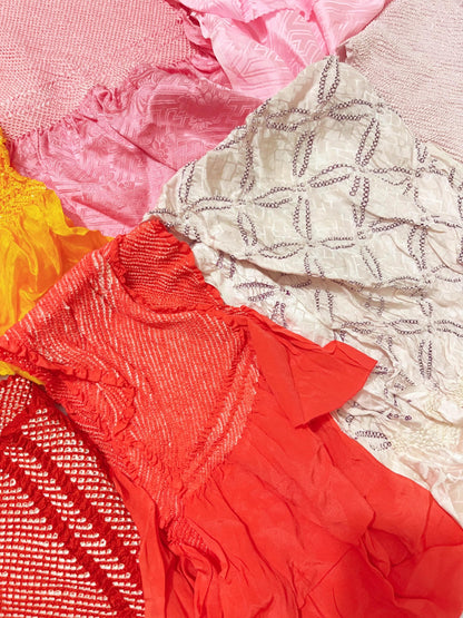 Vintage Silk Kimono Obiage Sash - Good Condition, 8259a