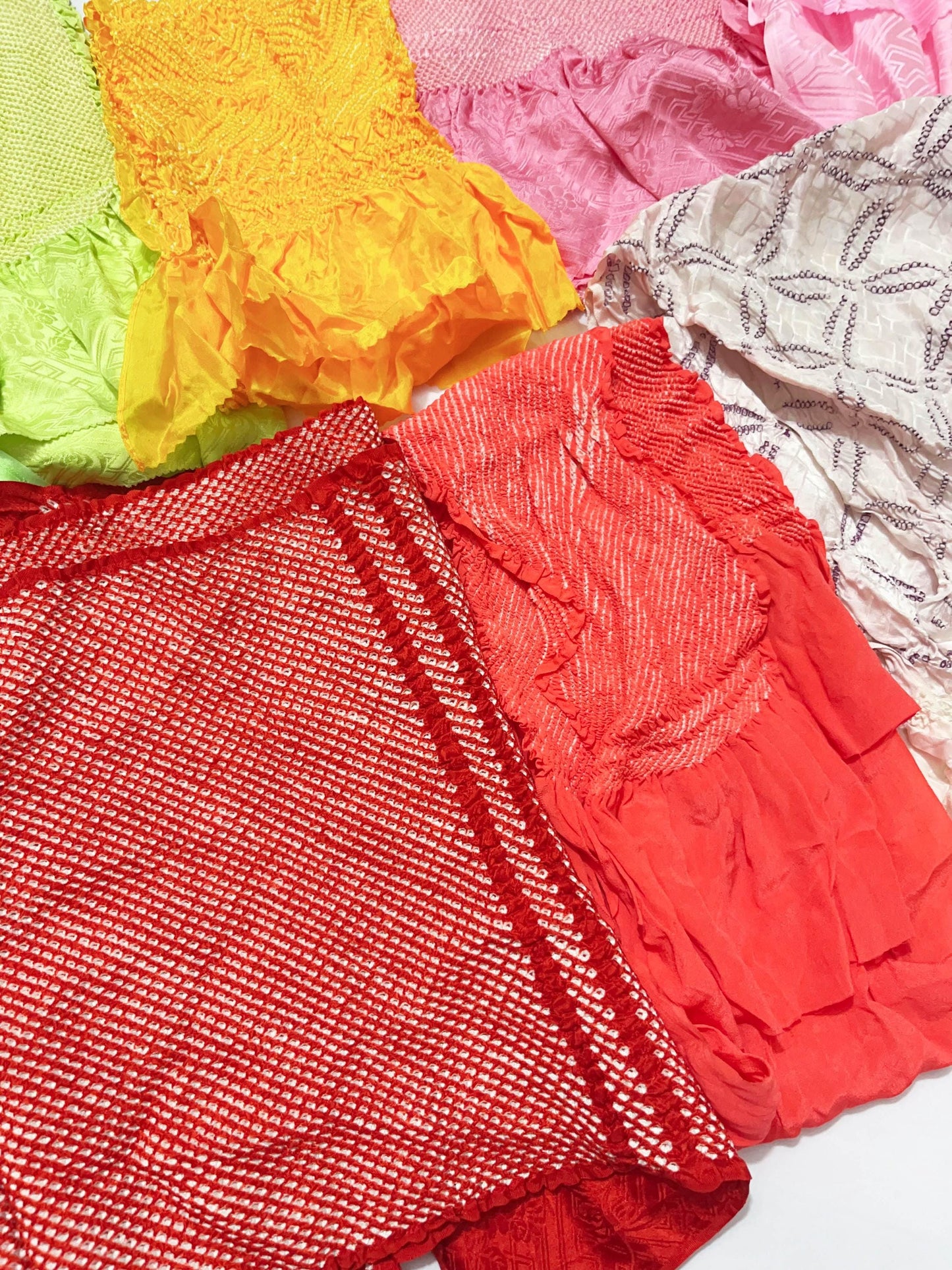 Vintage Silk Kimono Obiage Sash - Good Condition, 8259a