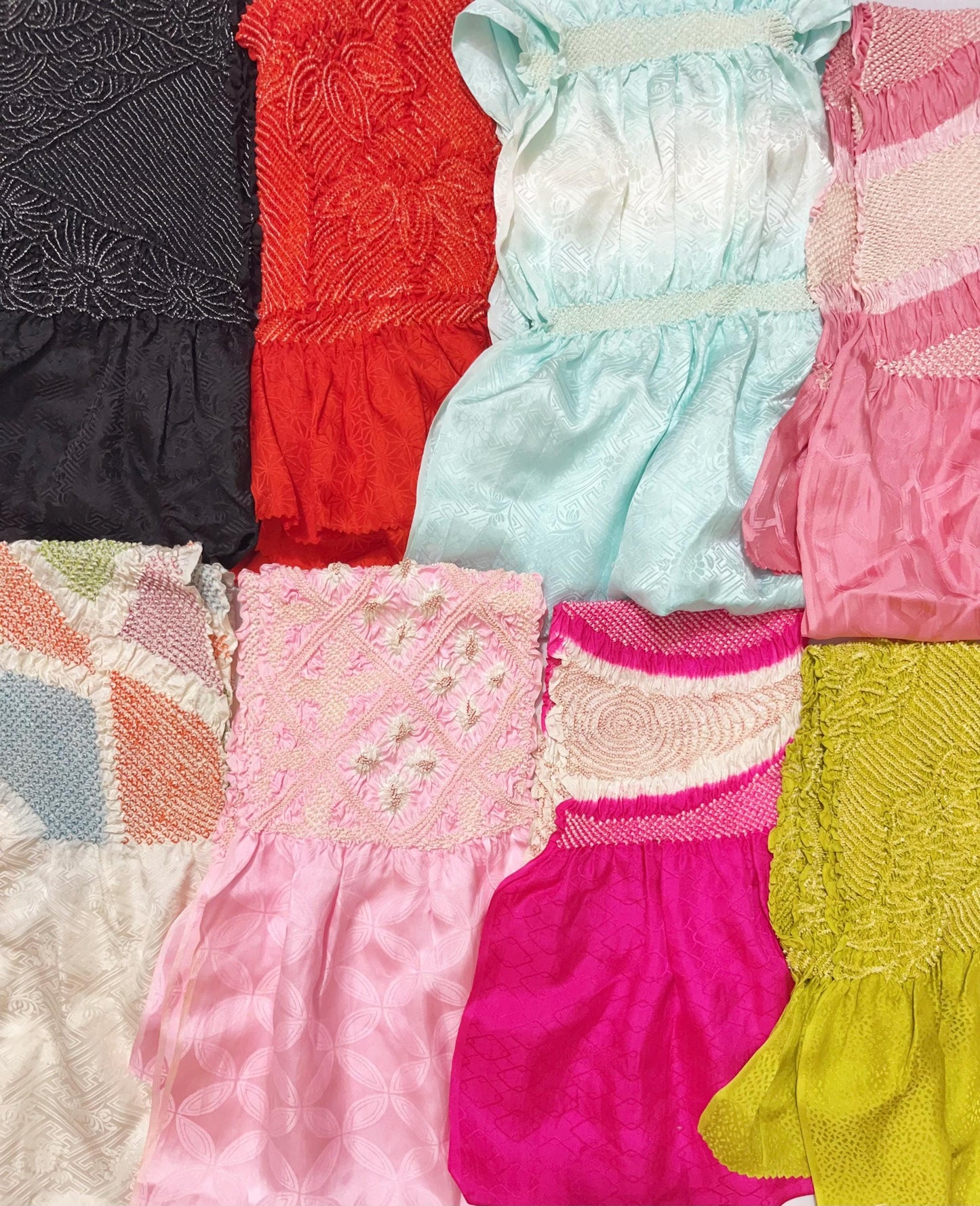 Vintage Silk Kimono Obiage Sash - Good Condition, 8259b