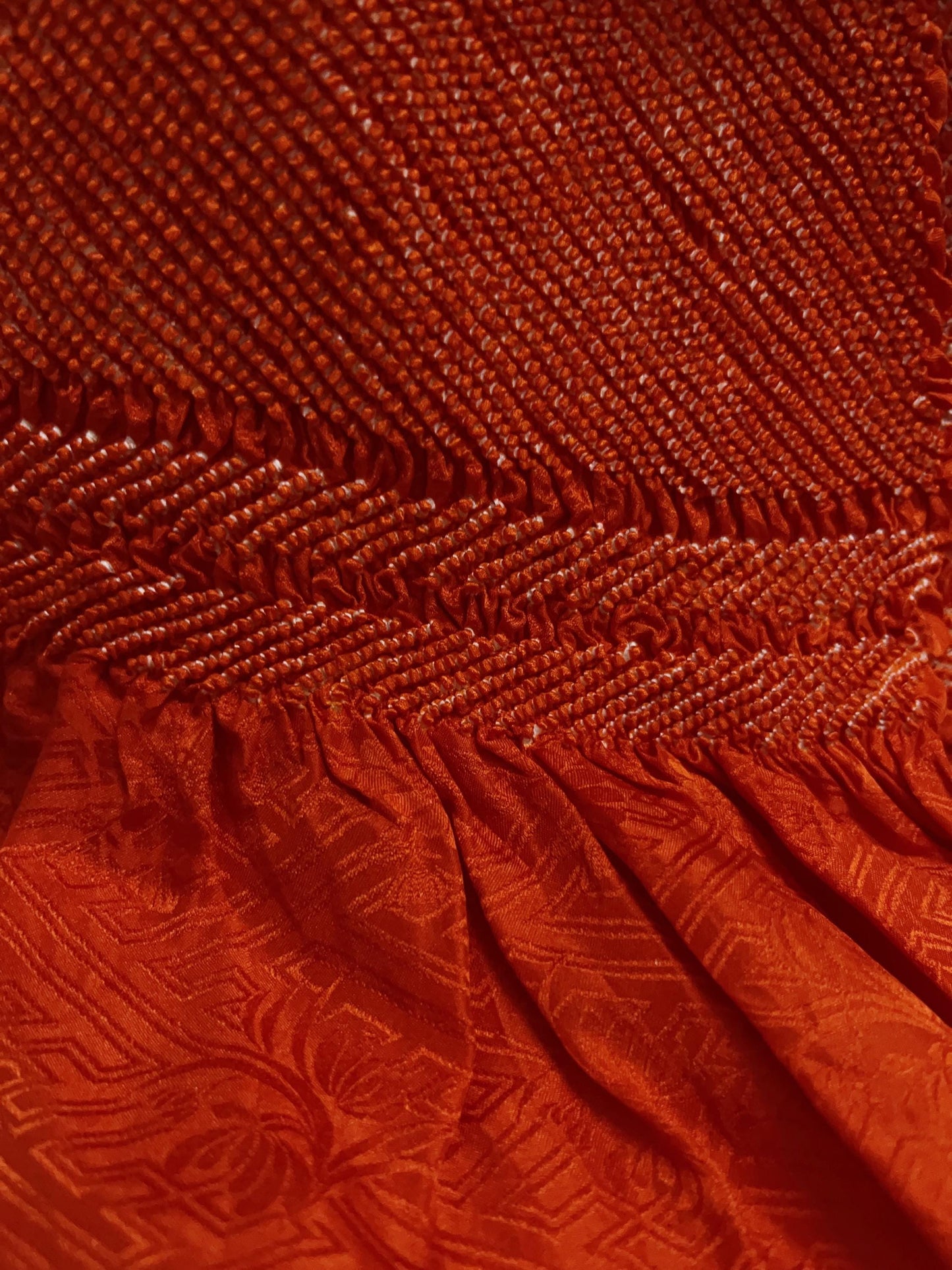 Vintage Silk Kimono Obiage Sash - Good Condition, 8255B Obiage (B/D/E)