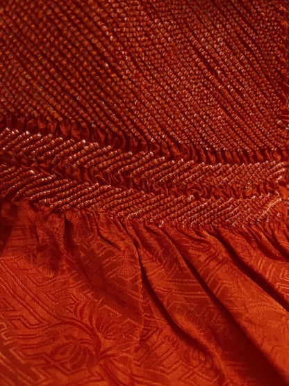 Vintage Silk Kimono Obiage Sash - Good Condition, 8255B Obiage (B/D/E)