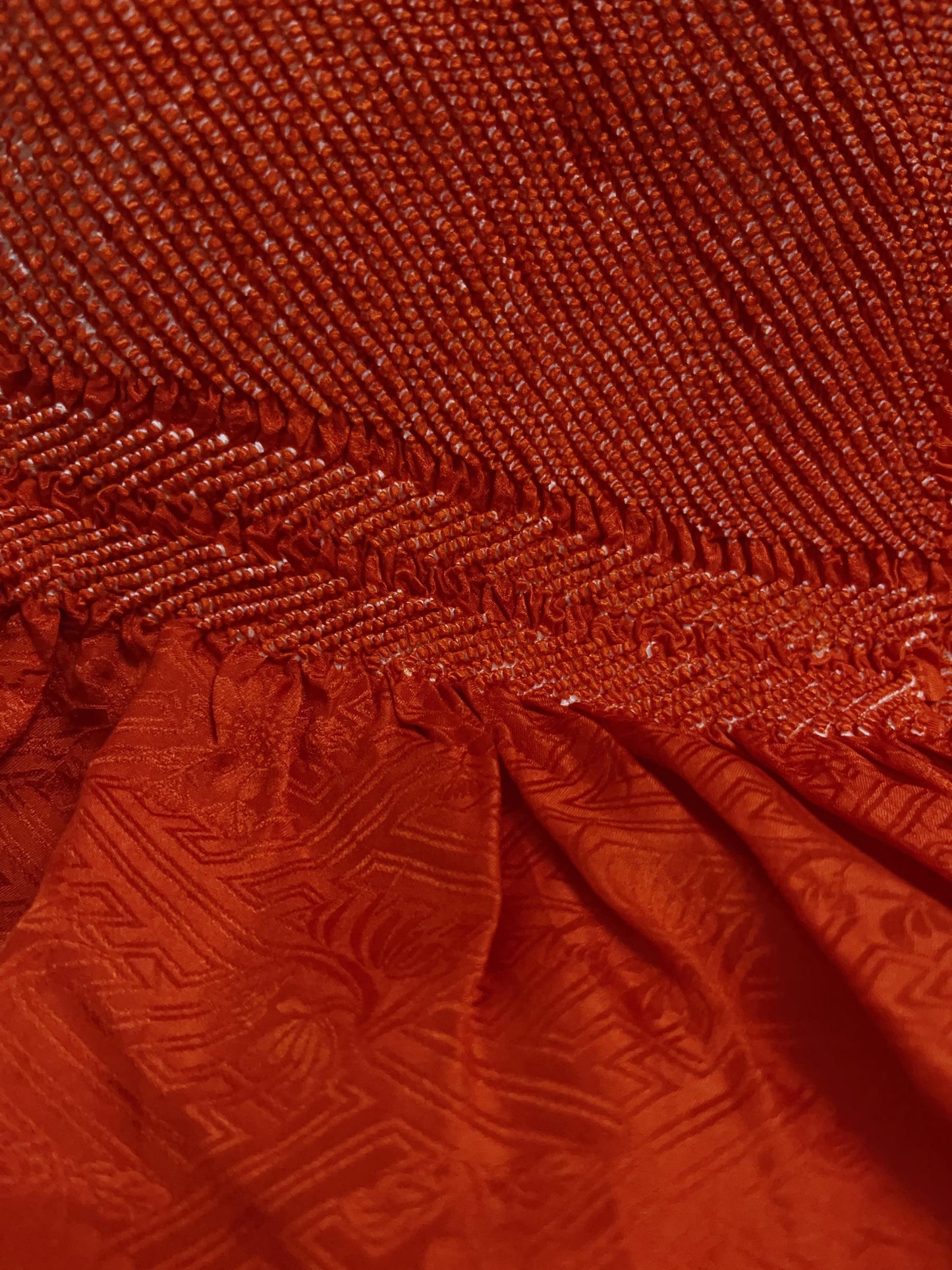 Vintage Silk Kimono Obiage Sash - Good Condition, 8255B Obiage (B/D/E)