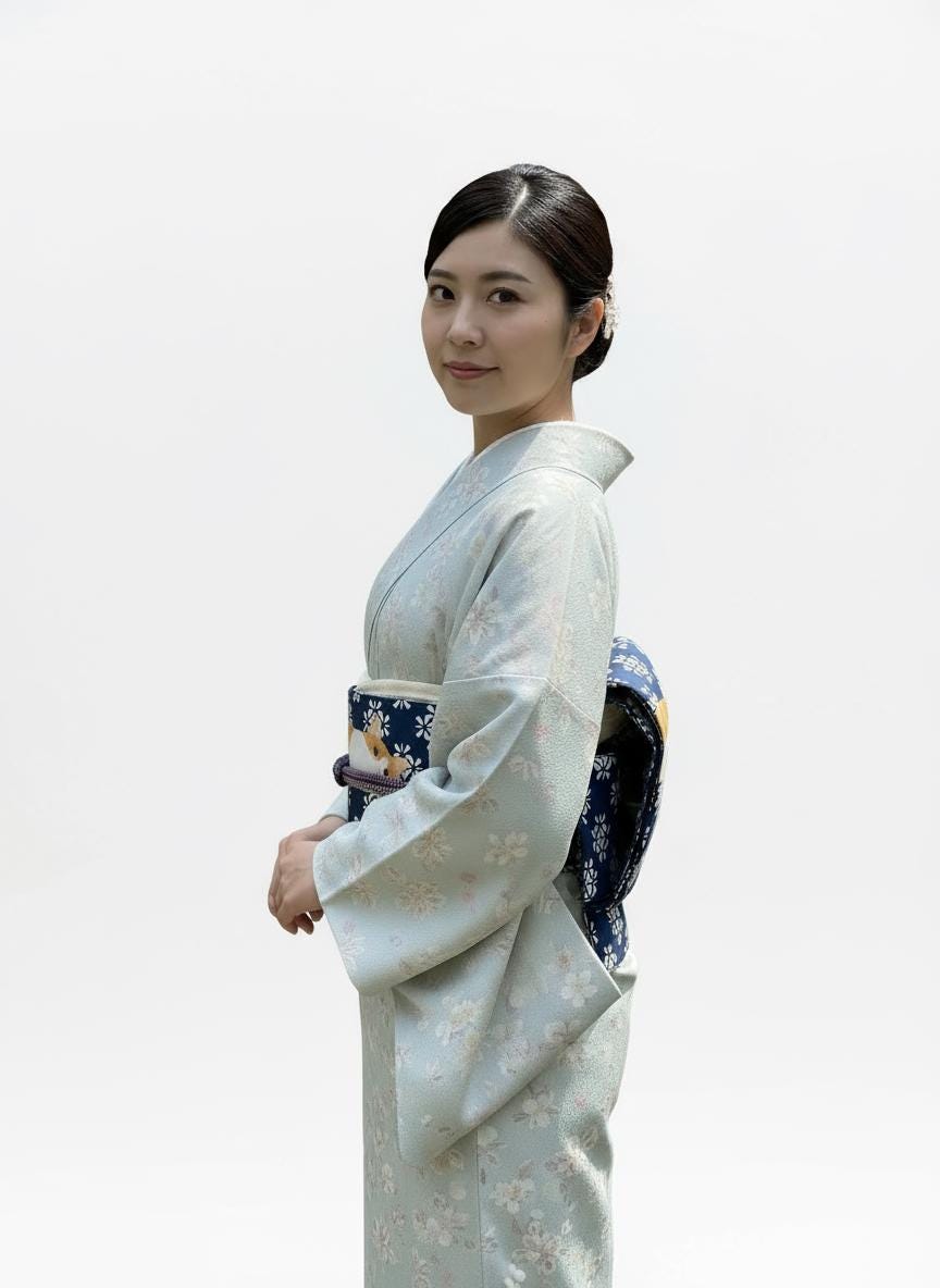 Pre-Tied Nagoya Obi: Wear in 5 Mins, Easy-Wear Kimono Belt, Taiko Drum Knot