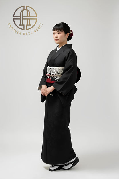 Ukiyo-e Easy Wear Obi: Takiyasha Witch, Pre-tied Ginza Knot, Wear in 10mins