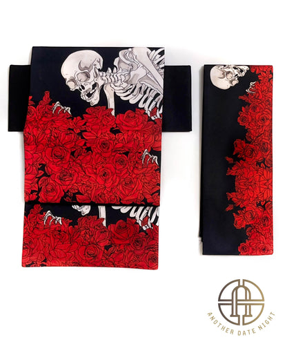 Ukiyo-e Easy Wear Obi: Takiyasha Witch, Pre-tied Ginza Knot, Wear in 10mins