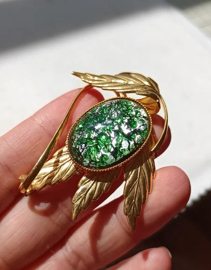 Japanese Liuli Brooches, Japanese Accessory