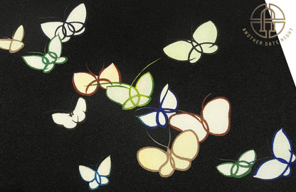 Butterfly Easy-Wear Nagoya Obi:  Pre-Tied, Effortless, Ideal for Tea Ceremony  Understated, Elegant Look