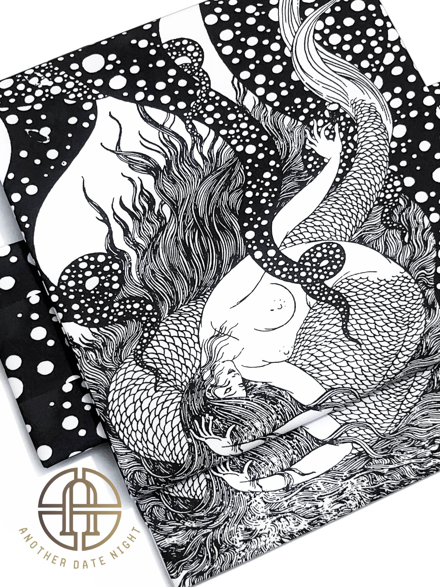 Mermaid Pre-Tied Nagoya Obi,  Easy Wear, Double Sided Sash