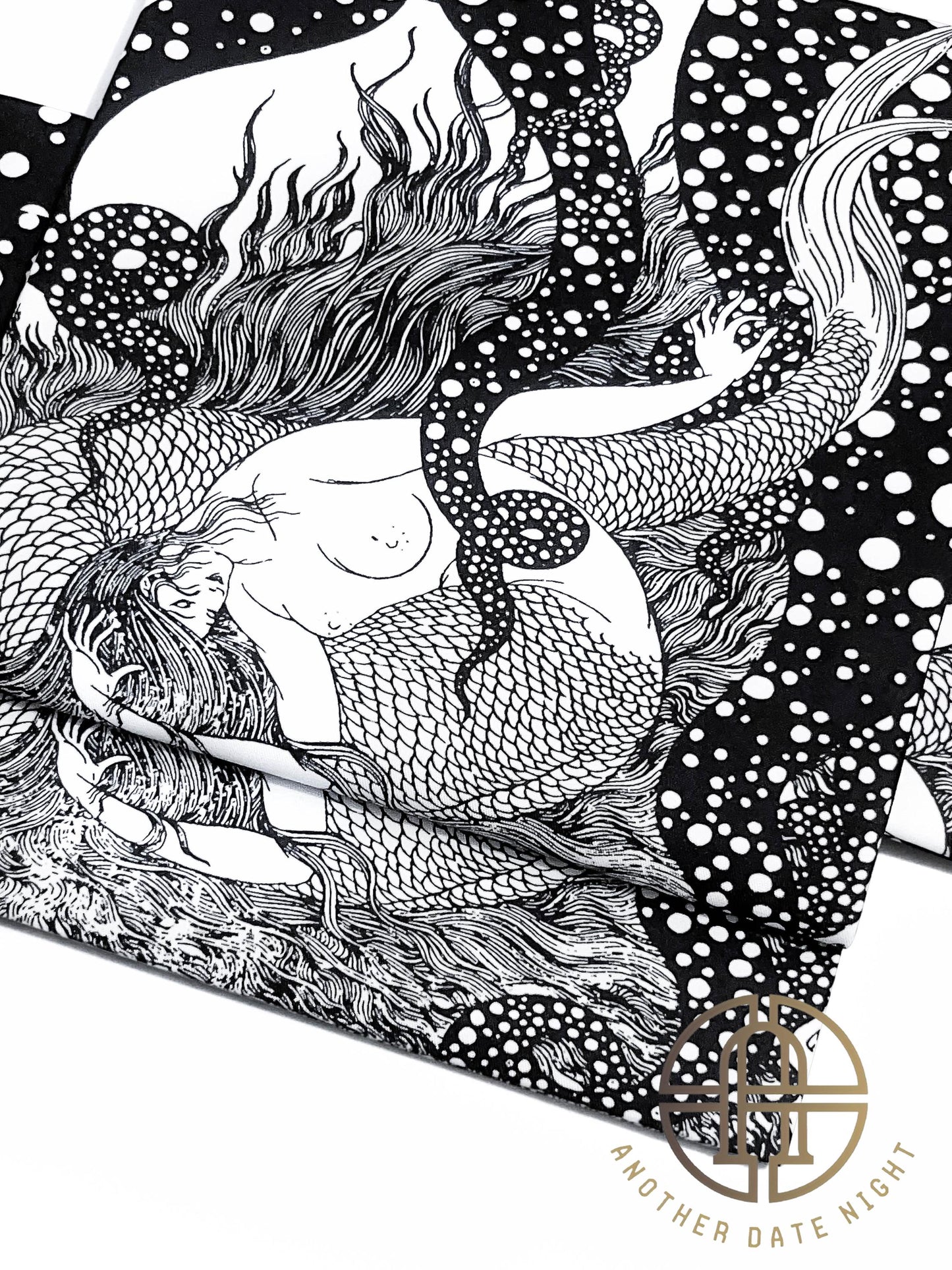 Mermaid Pre-Tied Nagoya Obi,  Easy Wear, Double Sided Sash