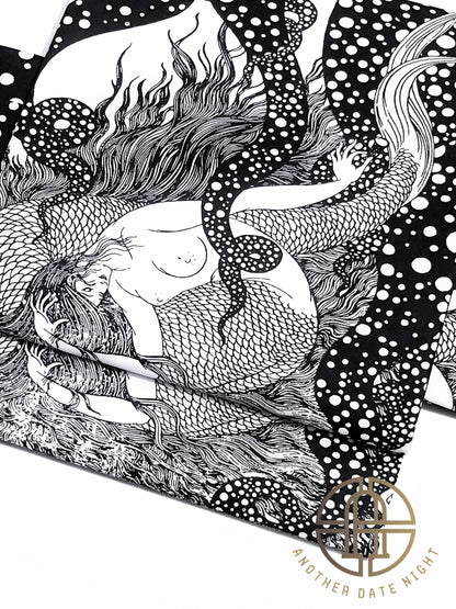 Mermaid Pre-Tied Nagoya Obi,  Easy Wear, Double Sided Sash