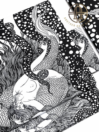 Mermaid Pre-Tied Nagoya Obi,  Easy Wear, Double Sided Sash