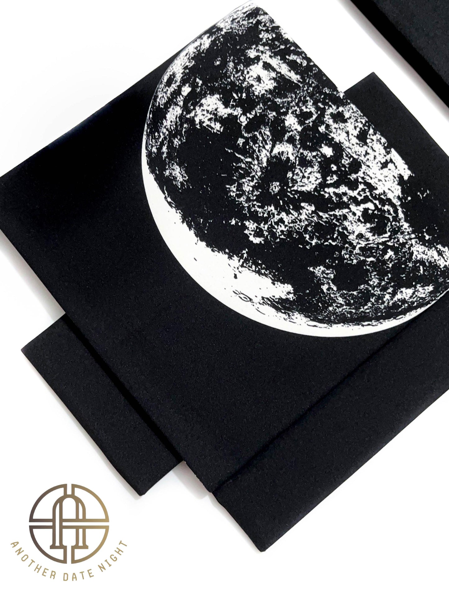 Moon Phase Pre-Tied Nagoya Obi: Easy Wear Taiko Knot, Polyester Double Sided Sash