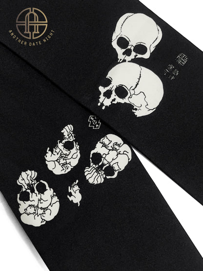 5-Mins Wear Pre-Tied Obi, Edo Period Itō Jakuchū Print, Double Sided Sash