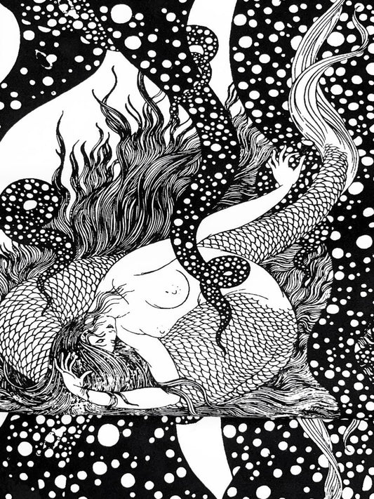 Mermaid Pre-Tied Ginza Knot: Easy Wear Obi, Casual Daily Kimono Belt