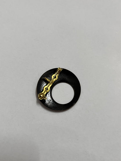 Japanese Shippoyaki Pendant/Brooch, Multi-Use Japanese Jewelry