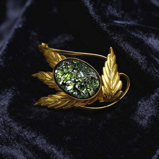 Japanese Liuli Brooches, Japanese Accessory