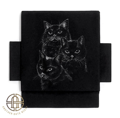 Cat World Triumvirate Easy Wear Nagoya Obi: Pre-tied Taiko Knot